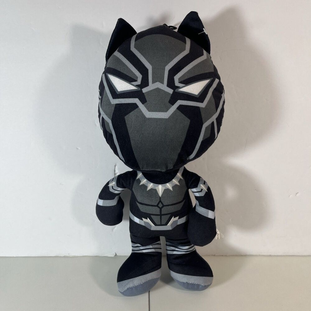 Marvel Black Panther Plush, Black/Gray/White, Washable
